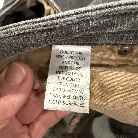 Duluth Trading Co Ballroom Double Flex Jeans Straight Leg Grey Men’s 42x30 - Picture 11 of 15